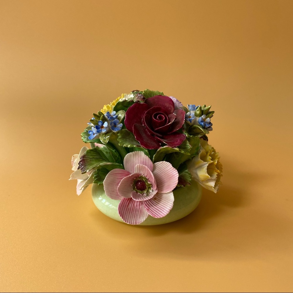 Kitschy Porcelain Floral Bouquet